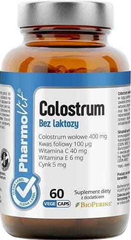 Colostrum 60 gélules 3513 g - PHARMOVIT