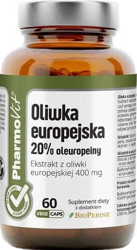 Huile d'olive européenne 60 gélules 3018 g - PHARMOVIT