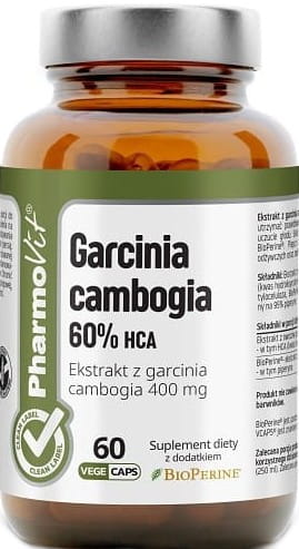Garcinia cambogia 60 gélules 3138 g - PHARMOVIT