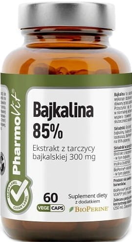 Baicalin 60 gélules, 3318 g - PHARMOVIT