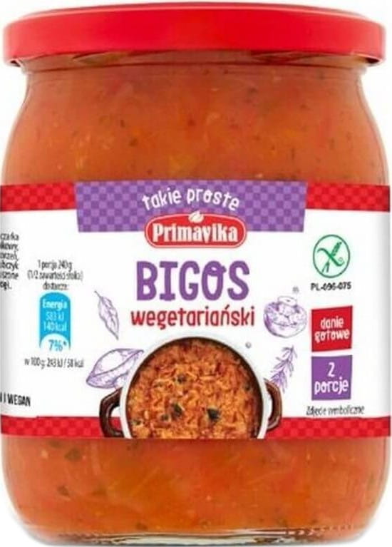 Bigos végétarien sans gluten 480 g PRIMAVIKA