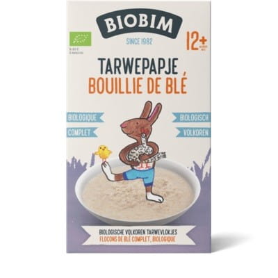 12 mc bouillie de blé complet à la vitamine B1 BIO 200 g - BIOBIM
