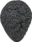 Eponge konjac pour le nettoyage du visage "goutte" au charbon de bambou - BEBEVISA