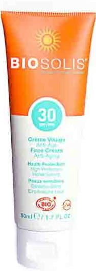 Crème solaire anti-rides SPF 30 éco 50 ml - BIOSOLIS