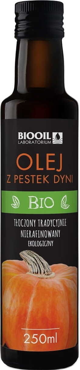 Huile de pépins de courge non raffinée BIO 250 ml - BIOOIL