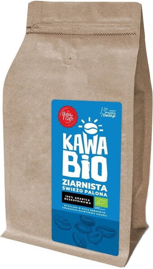Café en grains arabica décaféiné BIO 250 g - QUBA CAFFE