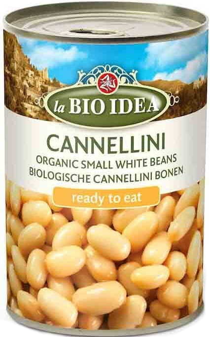 Petits haricots blancs (boîte) BIO 400 g - LA BIO IDEA