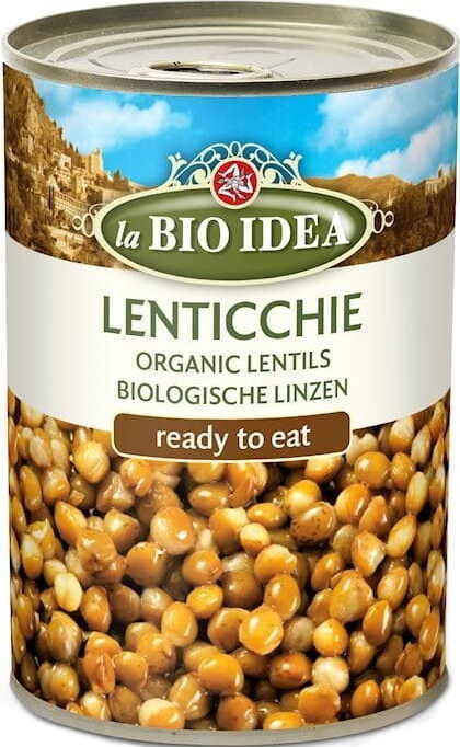 Lentilles (boîte) BIO 400 g - LA BIO IDEA