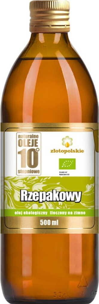 Huile de colza pressée à froid BIO 500 ml - POLISH ZŁOTO