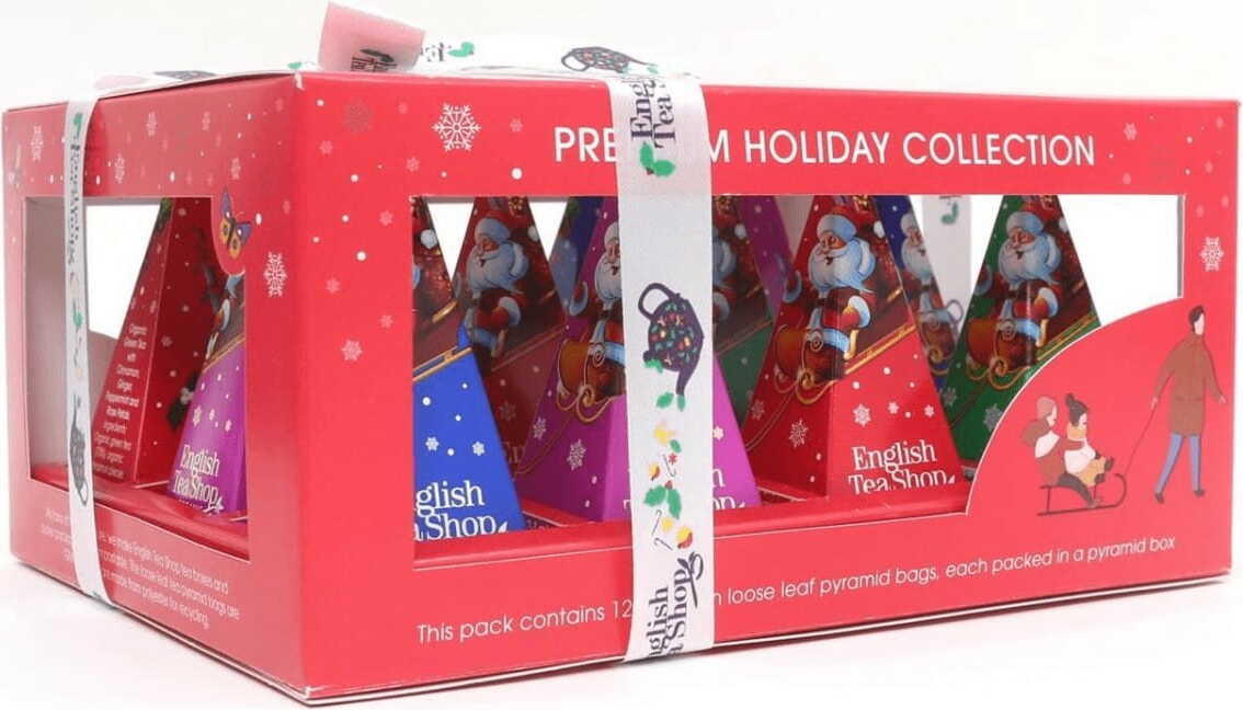 Set pyramide de thé de Noël (12x2) BIO 24 g ENGLISH TEA SHOP