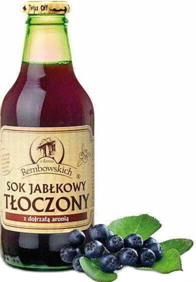 Jus de pomme pressé à l'aronia 250 ml REMBOWSCY