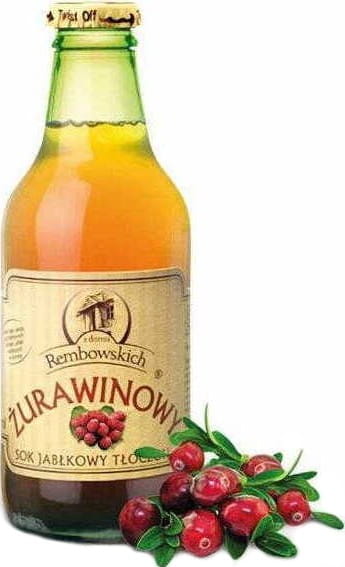 Jus de pomme pressé aux canneberges 250 ml REMBOWSCY