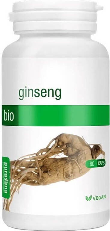 Ginseng en capsules BIO 296 g (80 pièces) - PURASANA