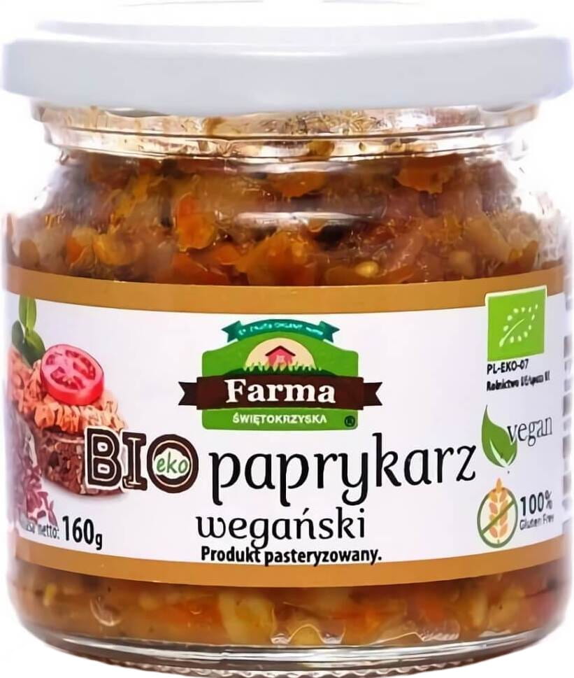 Paprikarz végétalien BIO 160 g - FERME ŚWIĘTOKRZYSKA