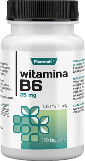 Vitamine B6 25mg 120 gélules PHARMOVIT
