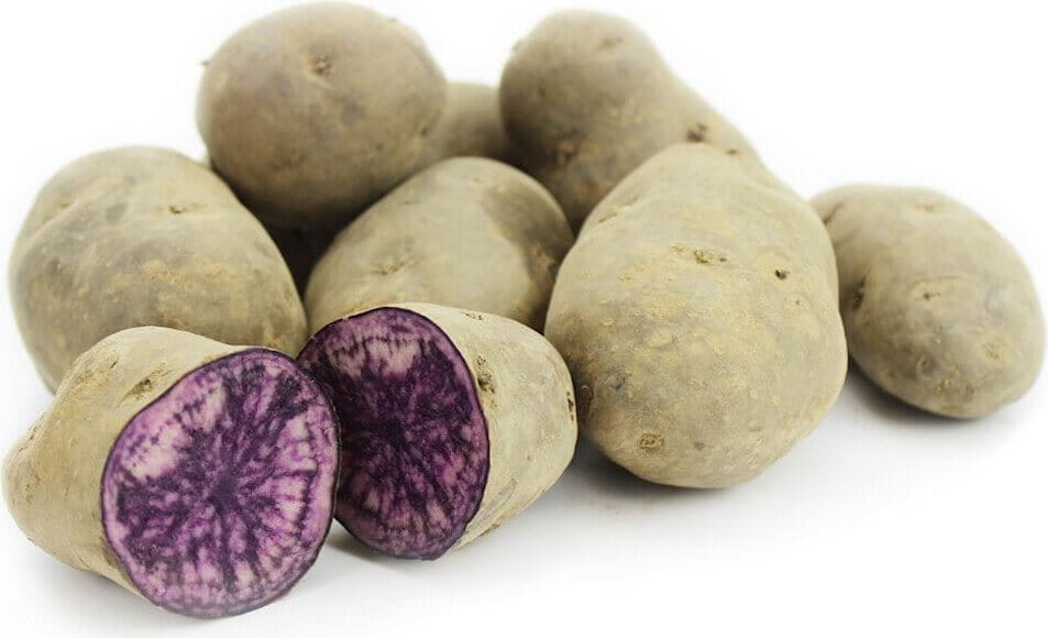 Pommes de terre violettes fraîches BIO (polonais) (environ 1 kg)
