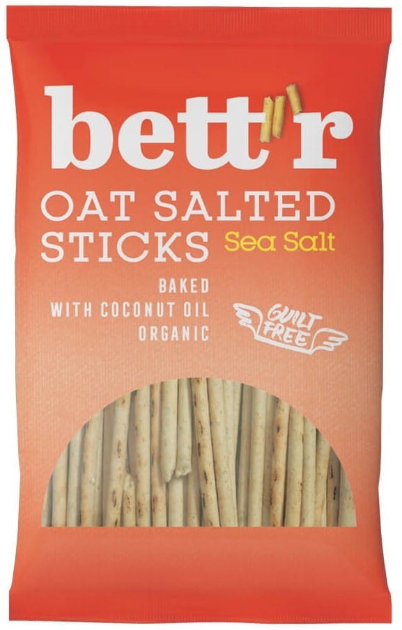 Bâtonnets d'avoine au sel de mer BIO 50 g BETTR