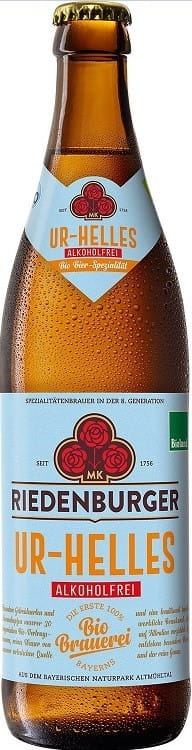 Bière blonde sans alcool BIO 500 ml RIEDENBURGER