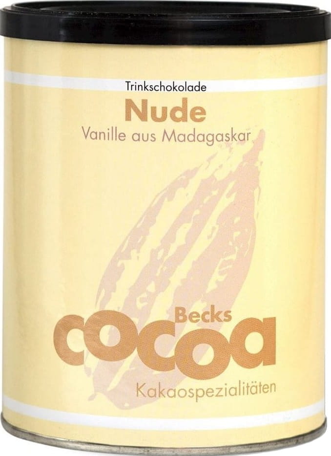 Chocolat à boire vanille équitable sans gluten BIO 250g - BECKS CACAO