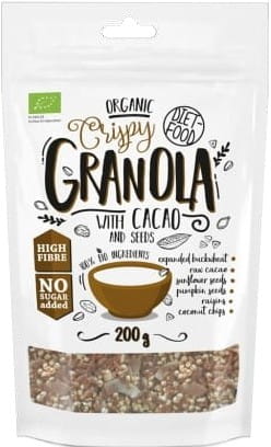 Muesli au cacao sans sucre 200g ECO DIET - FOOD
