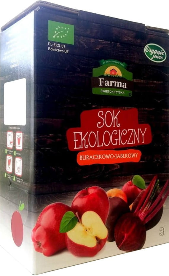 Jus de pomme de betterave BIO 3 L - FARMA ŚWIĘTOKRZYSKA