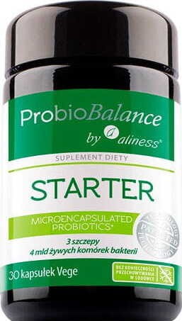 Probiobalance starter microencapsulé Probiotique 3 souches 4 milliards de bactéries 30 gélules ALINESS