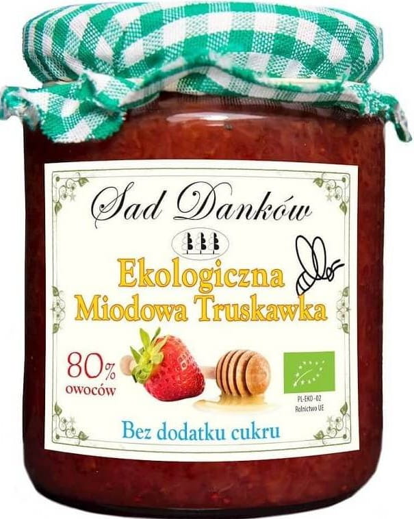 Confiture de miel de fraise BIO 260 g - SAD DANKÓW