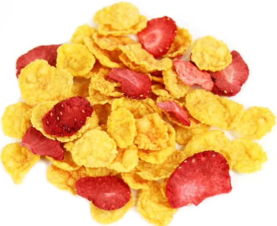 Corn flakes aux fraises BIO (matière première) (8 kg) 8