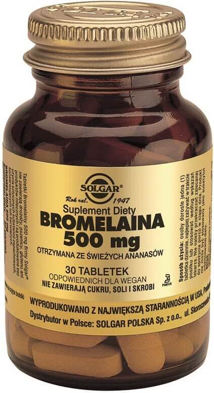 Bromélaïne bromélaïne 500mg 30 comprimés SOLGAR