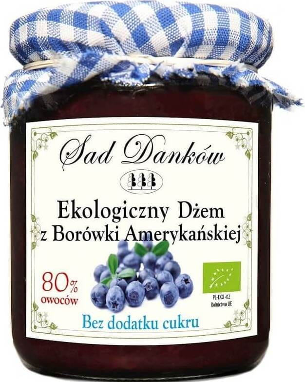 Confiture de myrtille BIO 260 g - SAD DANKÓW