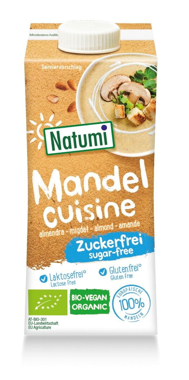 Produit concentré aux amandes pour la cuisine et la pâtisserie sans gluten BIO 200 ml - NATUMI