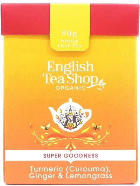 Thé en vrac au gingembre, curcuma et citronnelle BIO 80 g ENGLISH TEA SHOP