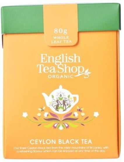 Thé noir de Ceylan en vrac BIO 80 g ENGLISH TEA SHOP