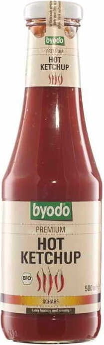 Ketchup épicé sans gluten BIO 500 ml BYODO