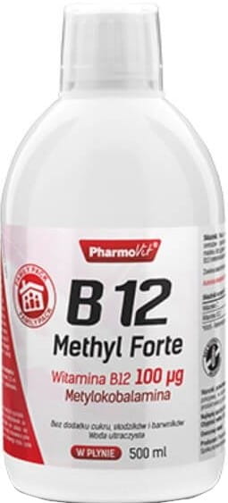 Vitamine b 12 méthylcoblamine B - 12 liquide 500 ml PHARMOVIT