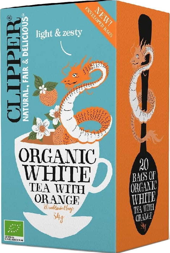 Thé blanc orange BIO (20 x 17 g) - CLIPPER