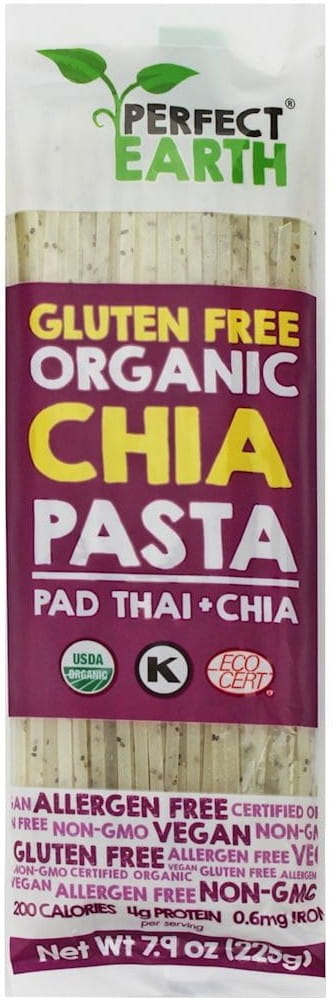 Nouilles de riz blanc et chia sans gluten BIO 225 g - PERFECT EARTH