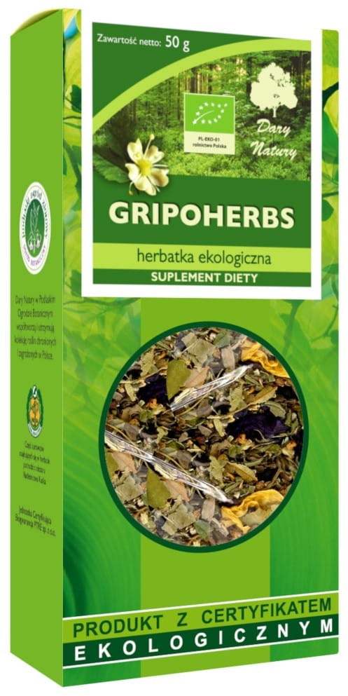Tisane Gripoherbs BIO 50 g - CADEAUX DE LA NATURE