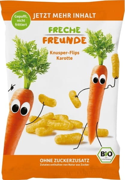 Chips de maïs aux carottes 30g EKO FRECHE FREUNDE