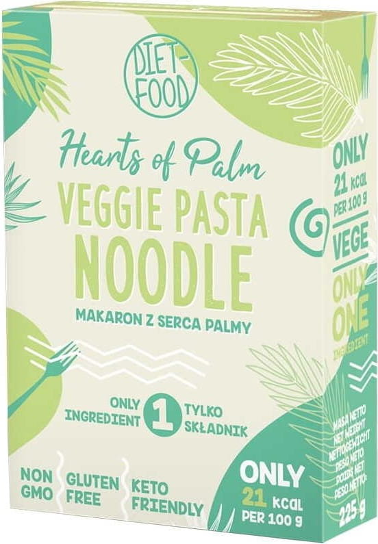 Nouilles coeur de palmier sans gluten BIO 225 g DIET - FOOD