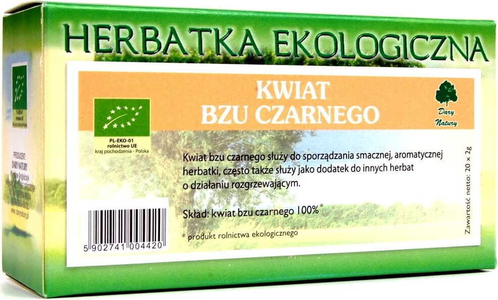 Tisane de fleur de sureau BIO (20 x 2 g) - CADEAUX DE LA NATURE