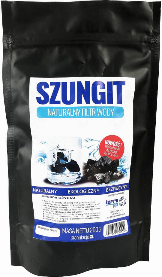 Filtre à eau naturelle shungite granulation XL 200g TERRA PP