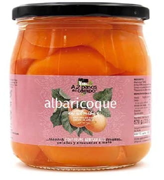 Abricots au sirop de riz sans gluten BIO 570 g - A2 PASOS DEL CAMPO