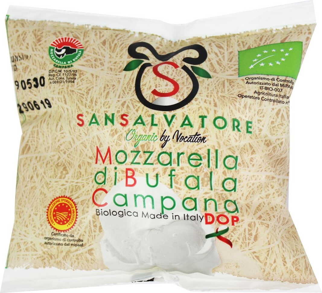 Mozzarella de bufflonne (1 boule en papillote) BIO 350 g - BIOLOGICA