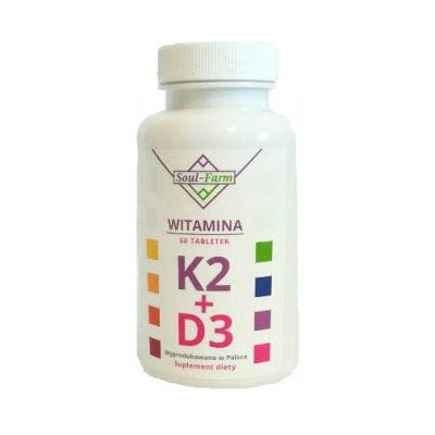 Vitamine K2MK7+D3 60 comprimés - SOUL FARM