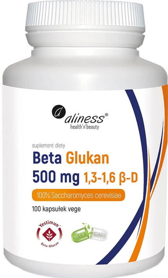 Bêta-glucane 500mg 13 - 16 ? - d 100% saccharomyces cerevisiae 100 gélules ALINESS