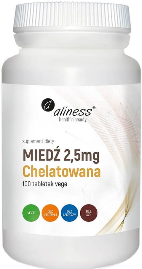 Cuivre chélaté 25 mg 100 comprimés ALIESS