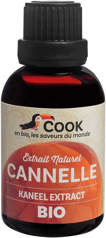 Arôme cannelle sans gluten BIO 50 ml - COOK