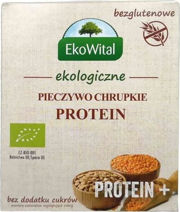 Pain croustillant protéiné sans gluten BIO 100 g EKOWITAL