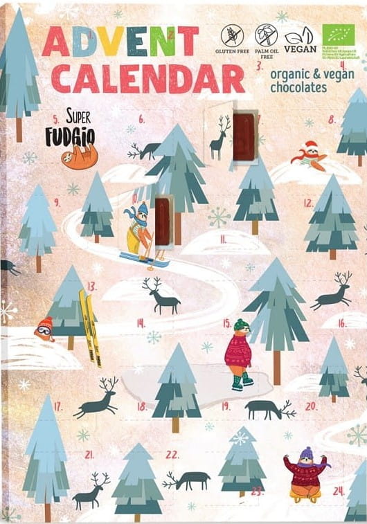 Calendrier de l'Avent (chocolats sans gluten) BIO 100 g - ME GUSTO (SUPER FUDGIO)